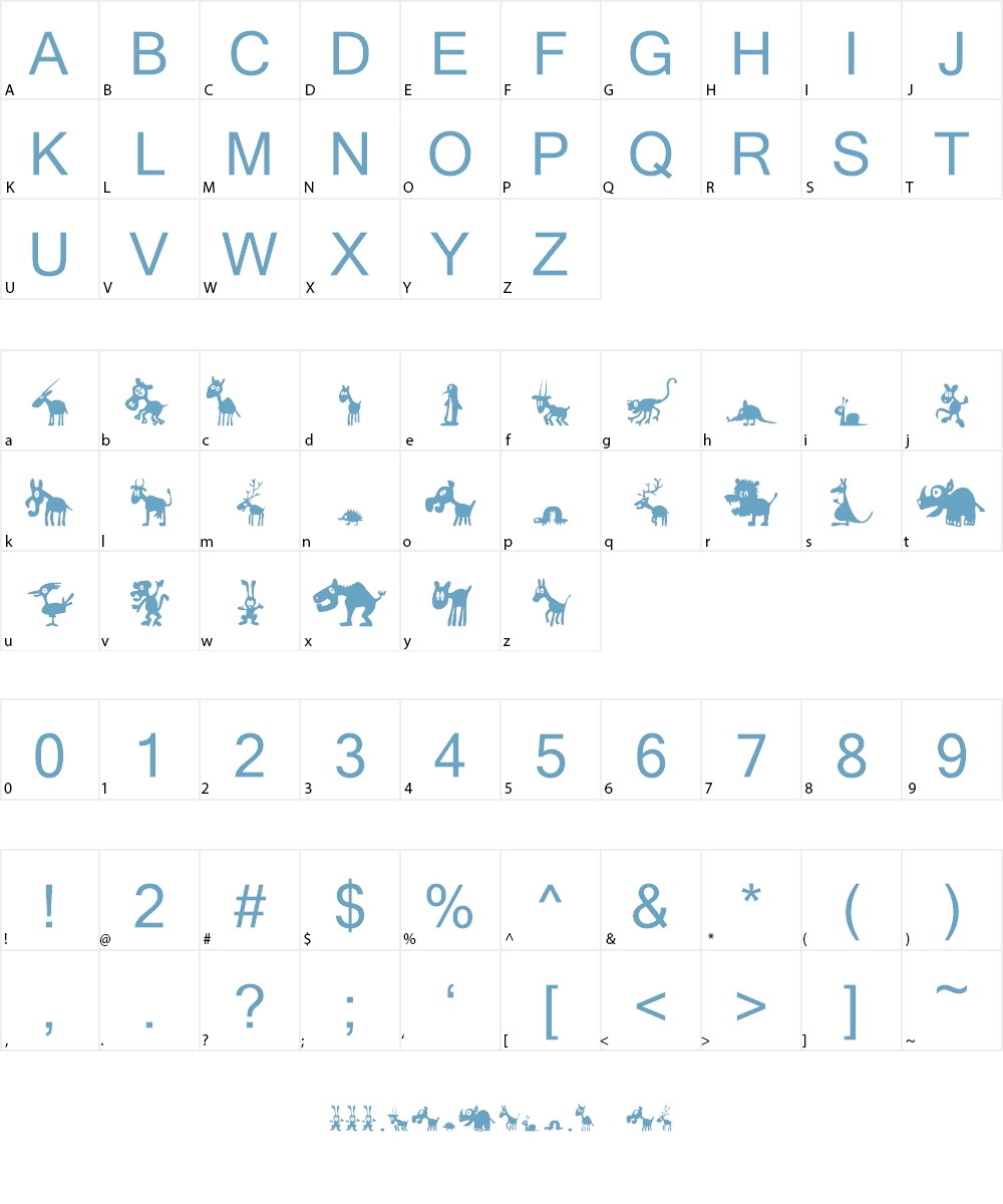 Win Pets 1 Font Character
